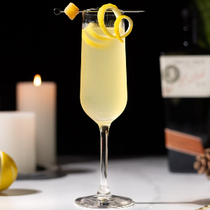 French 75 com espumante