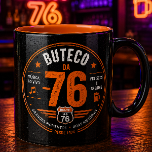 Caneca exclusiva buteco 76